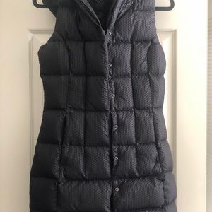 The North Face Black 550 Goose Down Quilted Puffer Vest